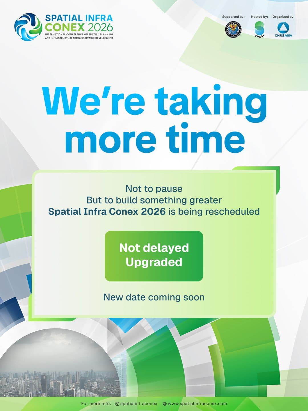 Spatial Infra Conex 2026 Event Banner